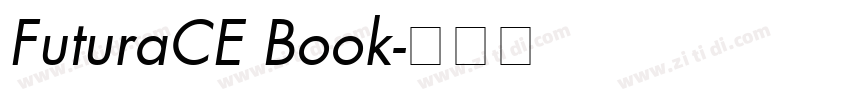 FuturaCE Book字体转换